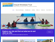 Tablet Screenshot of coquetshorebase.org.uk